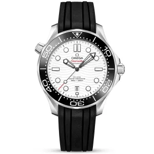 Buy Omega Semaster Diver 300 42MM Black Rubber Strap