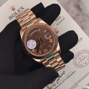 Buy Rolex DayDate Swiss Brown Replica Watches