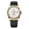 Rolex Sky Dweller 326238 Wi Oysterflex White Index Dial 42Mm