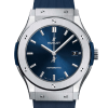Shop Hublot Classic Fusion 45mm Titanium Blue dial