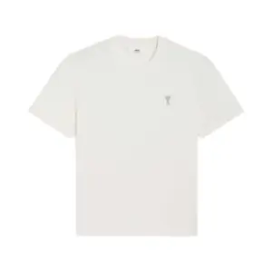 AMI Paris Organic cotton t-shirt with logo