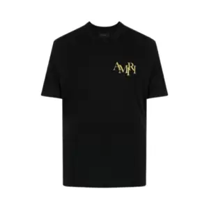 AMIRI Champagne t-shirt with crystal ornaments