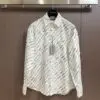 BALENZIAGA Men White Printed Regular Fit Casual Shirt