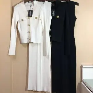 BALMAIN Elastic Bodycon Dress