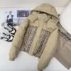 BURBERRY TB Monogram Jacquard Puffer Jacket