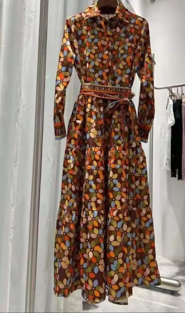 CHANEL Digital Printed Silk Gown CHANEL Digital Printed Silk Gown