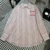 Chanel Women's Long Sleeve Striped Shirt