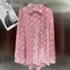 CHANEL Saint Laurent Silk Printed Shirt