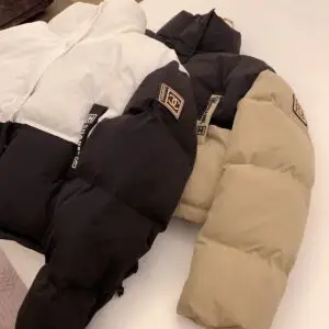 CHANEL Iconic Quilted Down Puffer Jacket