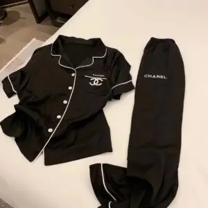 CHANEL Signature CC Logo Pajama Set