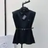 DIOR Ladies Linen Trouser Suit With Belt