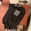 DIOR Men Slim Fit Casual Black Shirt