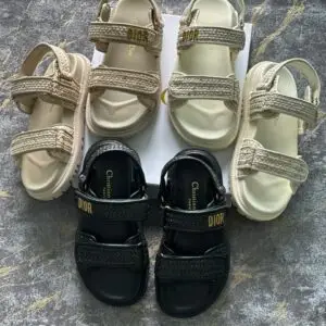 DIOR Signature Leather Sandals