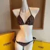 FENDI Tie Side Bikini Set