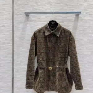 FENDI Baguette Wool Blend Jacket