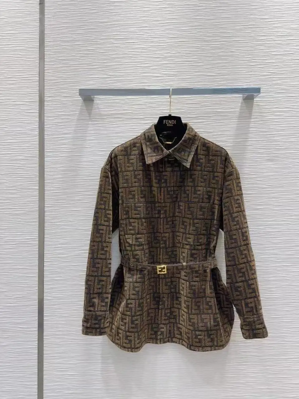 FENDI Baguette Wool Blend Jacket FENDI Baguette Wool Blend Jacket