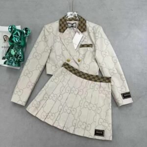 GUCCI Cotton Jacket & Shorts Set