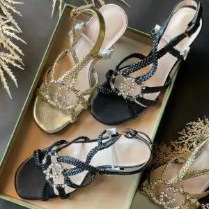 GUCCI Jeweled Crystal Heels