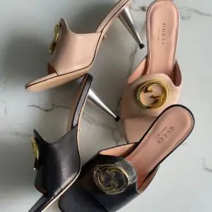 GUCCI Interlocking G Slide Sandals