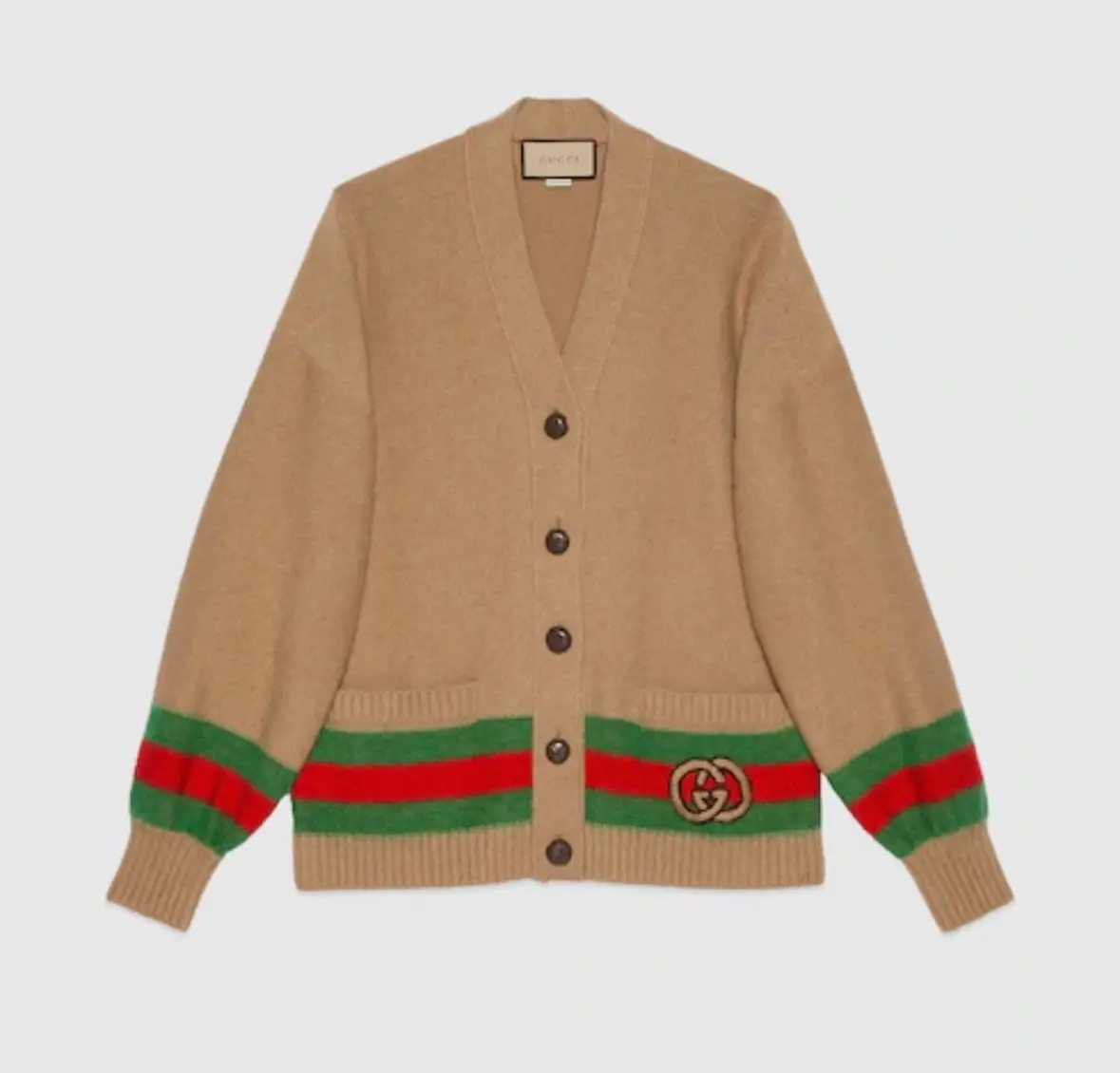 GUCCI CRUISE Camel Cashmere Wool Sweater GUCCI CRUISE Camel Cashmere Wool Sweater