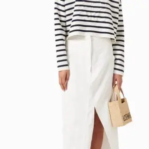 Loewe Anagram Striped Merino Wool Sweater