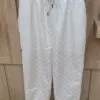 LOUSE VUITTON Embroidered Palazzo Pants
