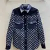 LOUSE VUITTON Black Denim Jacket for Women