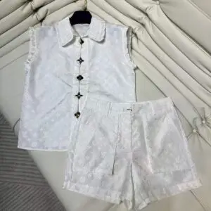 Louse Vuiton Sleeveless Short Set