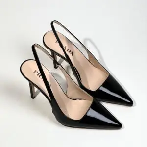PRADA Patent Leather Slingback Pump