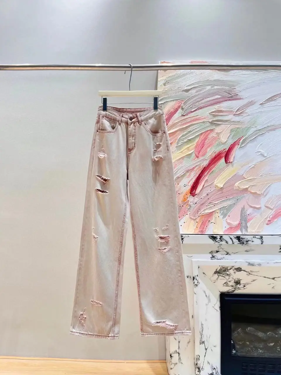 PRADA Distressed Loose Pants PRADA Distressed Loose Pants