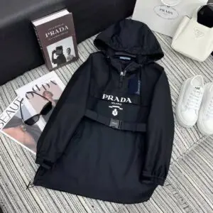 PRADA Technical Fabric Long Coat