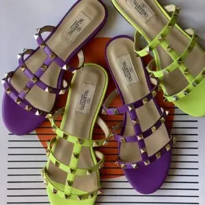 Velenttno Rockstud Flat Sandals