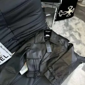 YSL Yves Saint Laurent Leather Trench Coat