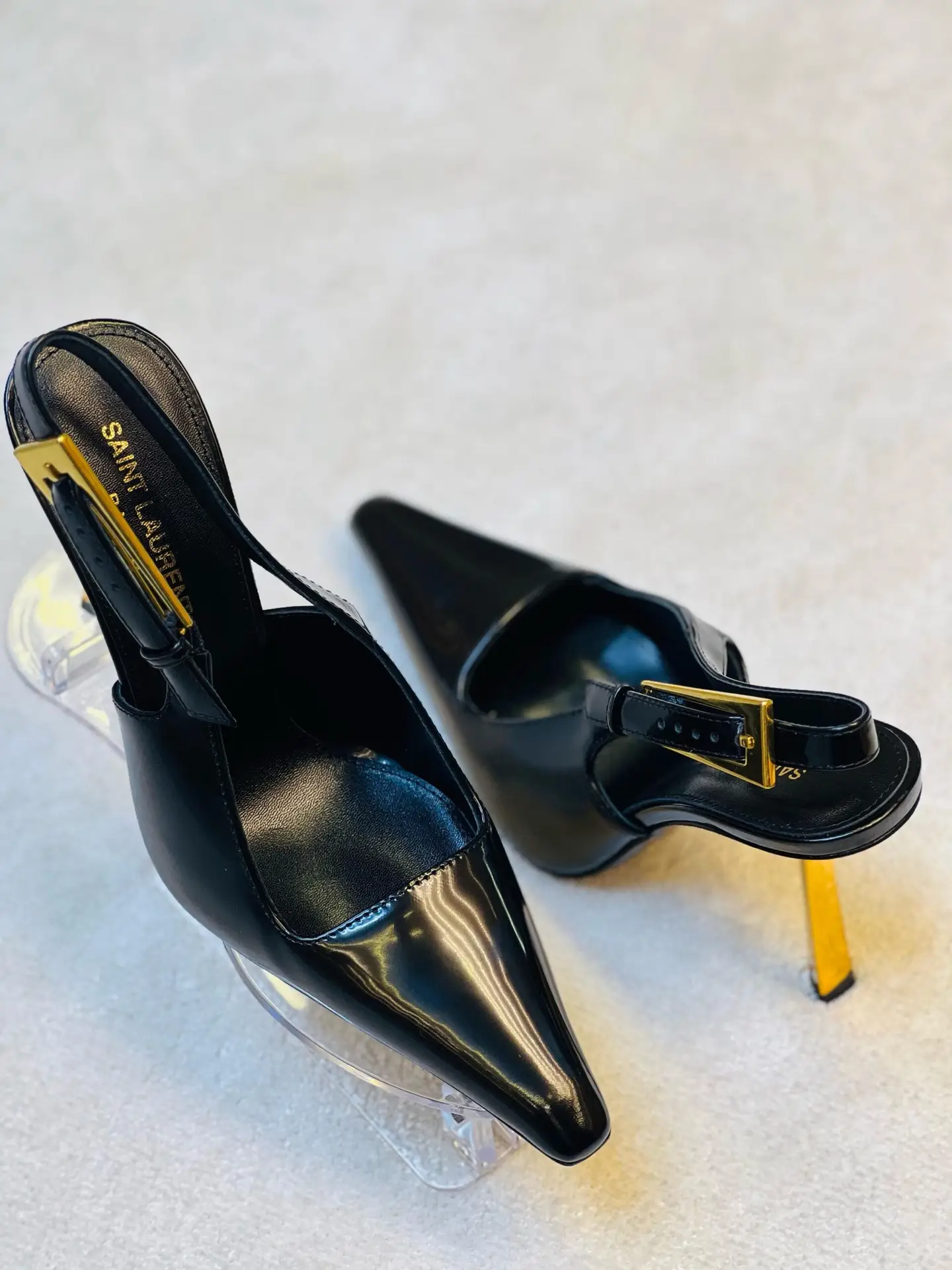 YSL Saint Laurent Jeanne Slingback Pump YSL Saint Laurent Jeanne Slingback Pump