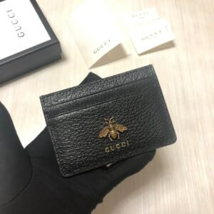 Gucci Animalier Print Card Holder