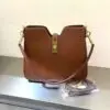 CELINE Small Camille Brown Leather Handbag