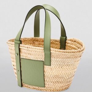 Loewe Paula's Ibiza Small Woven Anagram Basket Bag