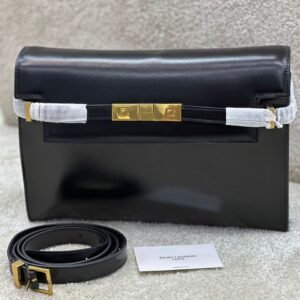 Saint Laurent Leather Crossbody Clutch