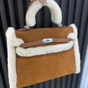 Hermès Kelly 35 Teddy Plush Bag