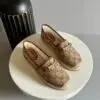 Gucci Horsebit GG Canvas & Leather Bag