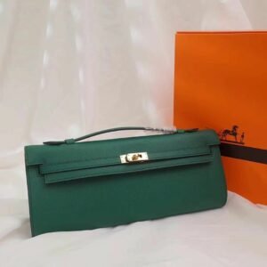Hermès Kelly Cut Clutch Noir