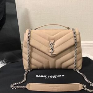 SAINT LAURENT Quilted Monogram Bag