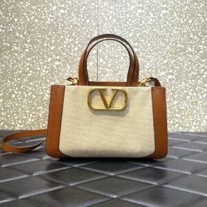 Valentino VLogo Signature Canvas Handbag