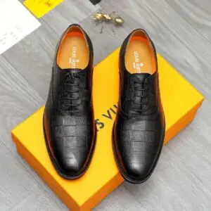 Louis Vuitton Flat Faux Leather Straps Shoe