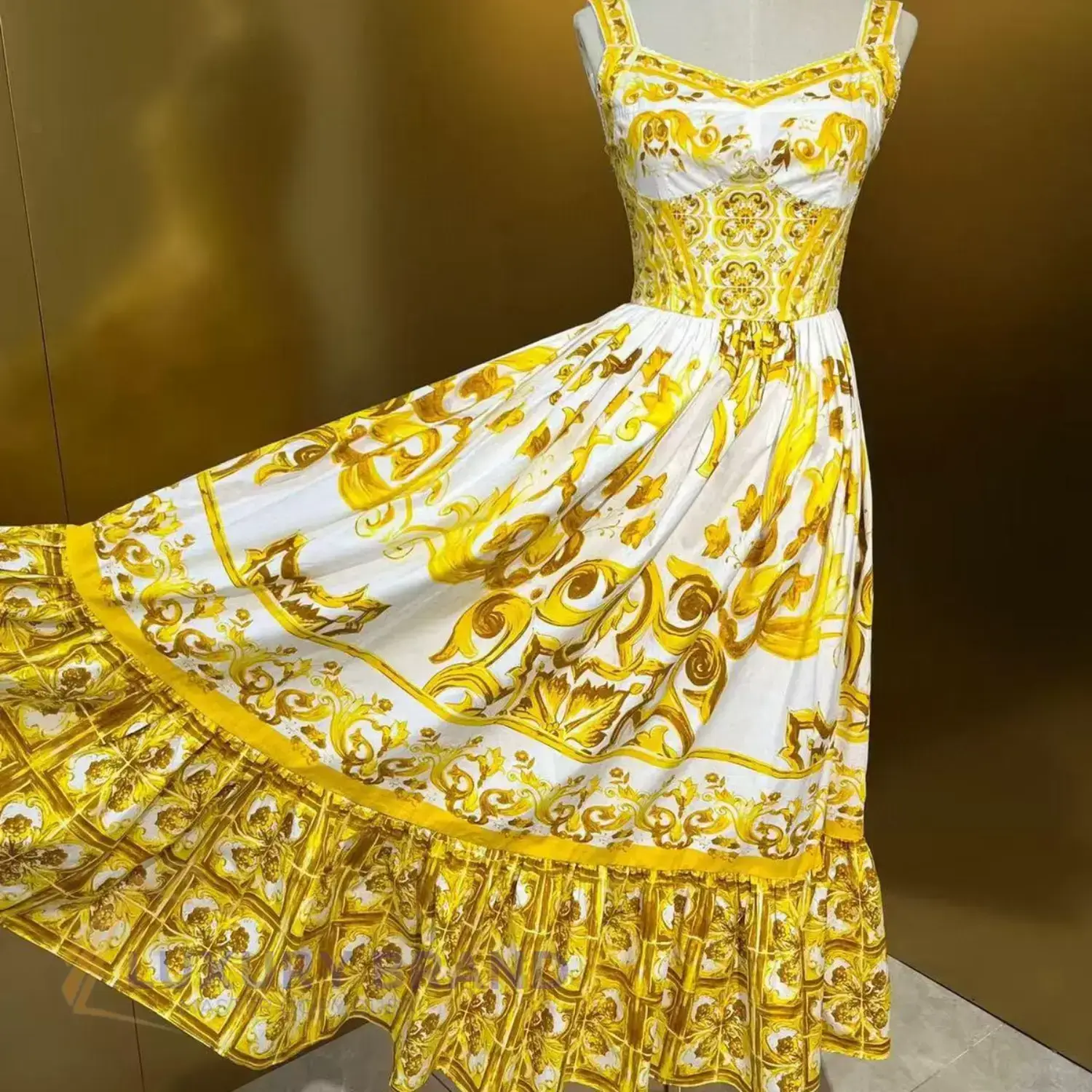 DOLCE & GABBANA Signature Floral Lace Summer Dress DOLCE & GABBANA Signature Floral Lace Summer Dress