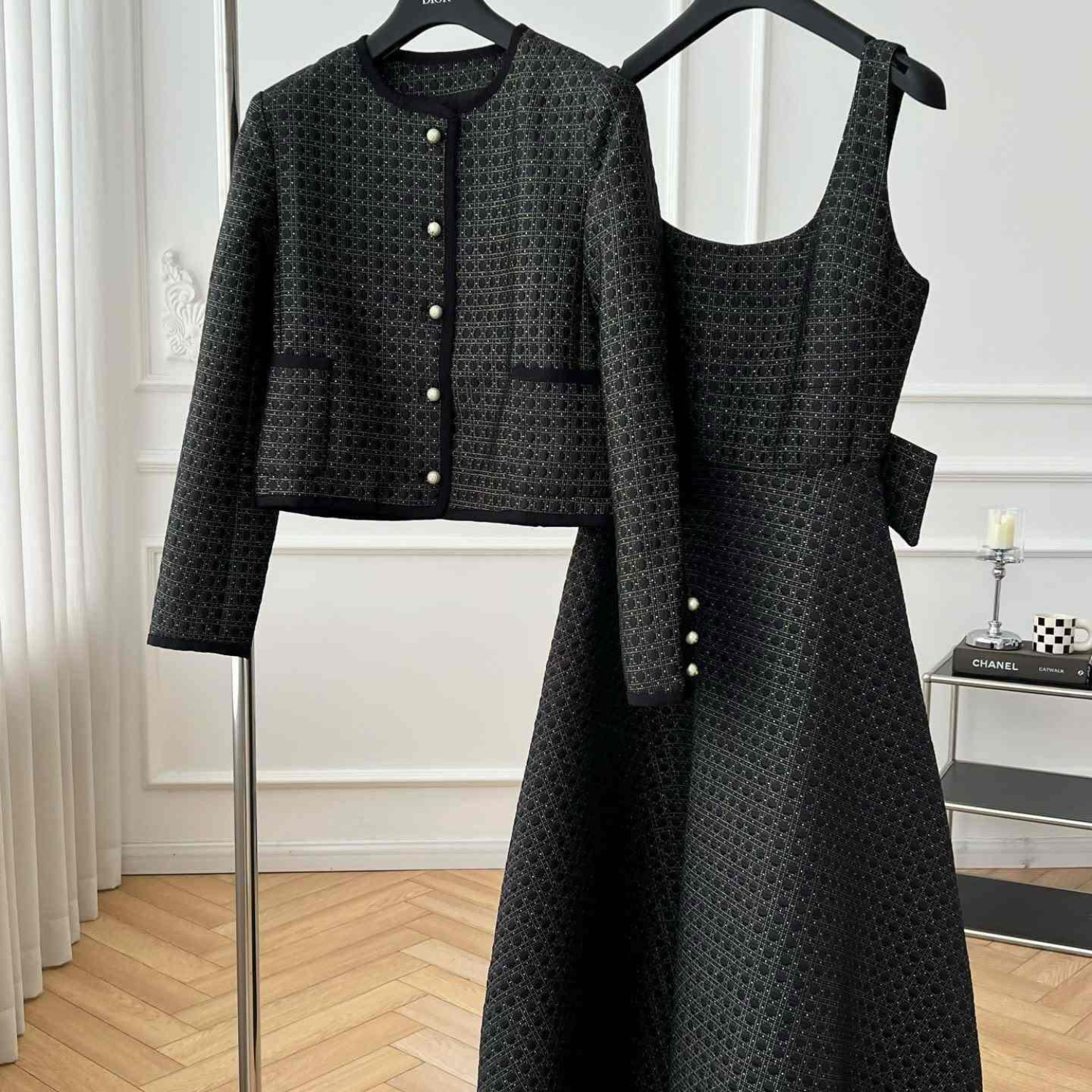 Dior Tweed Blazer and Skirt Set Dior Tweed Blazer and Skirt Set