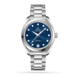 Replica Omega Seamaster Aqua Terra Women Automatic Blue Stainless Steel Watch O22010342053001