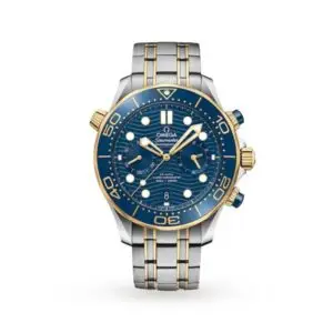Replica Omega Seamaster Men Automatic Blue Stainless Steel Watch O21020445103001