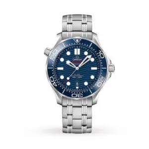 Replica Omega Seamaster Men Automatic Blue Stainless Steel Watch O21030422003001