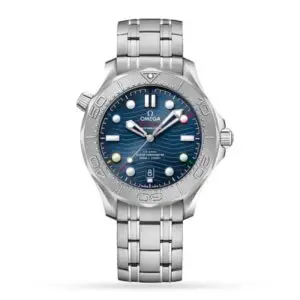 Replica Omega Seamaster Men Automatic Blue Stainless Steel Watch O52230422003001